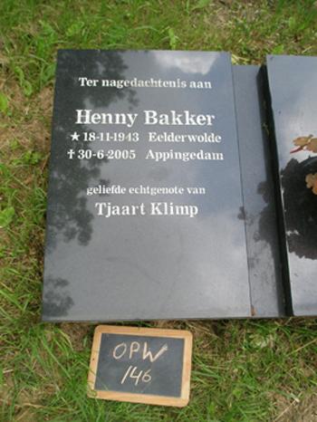 Opwierde 146 Henny Bakker